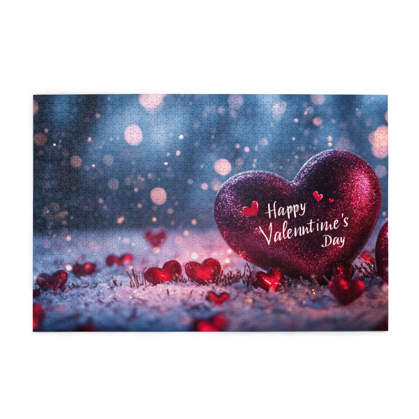 1000-Piece Valentine's Day Puzzle - Premium Wooden Puzzle, Romantic Design, Precision Fit, 75cm x 50cm